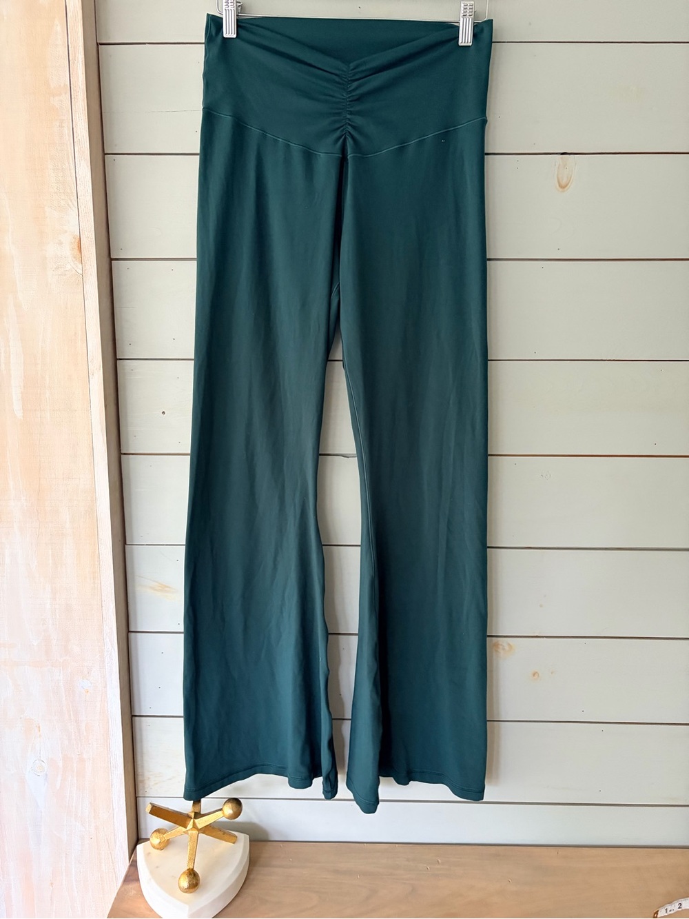 Aerie OFFLINE Real Me High Rise Flare Leggings Green XL